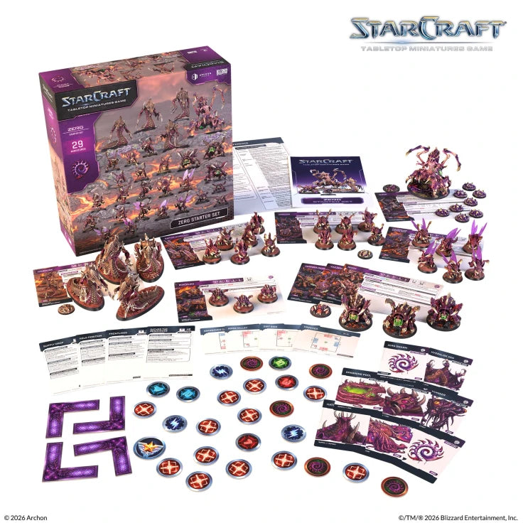 StarCraft Miniatures Game: Zerg Starter Set