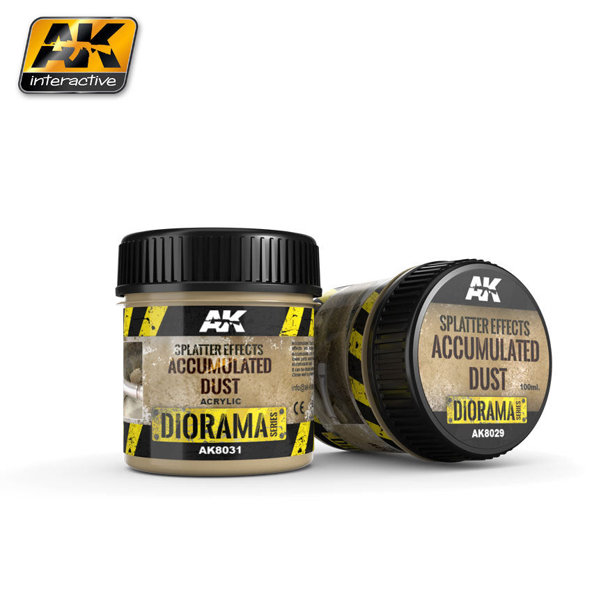 AK Interactive - Splatter Effects - Accumulated Dust (100ml)