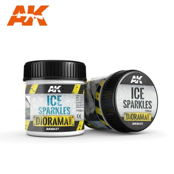 AK Interactive - Texture - Ice Sparkles (100ml Acrylic)