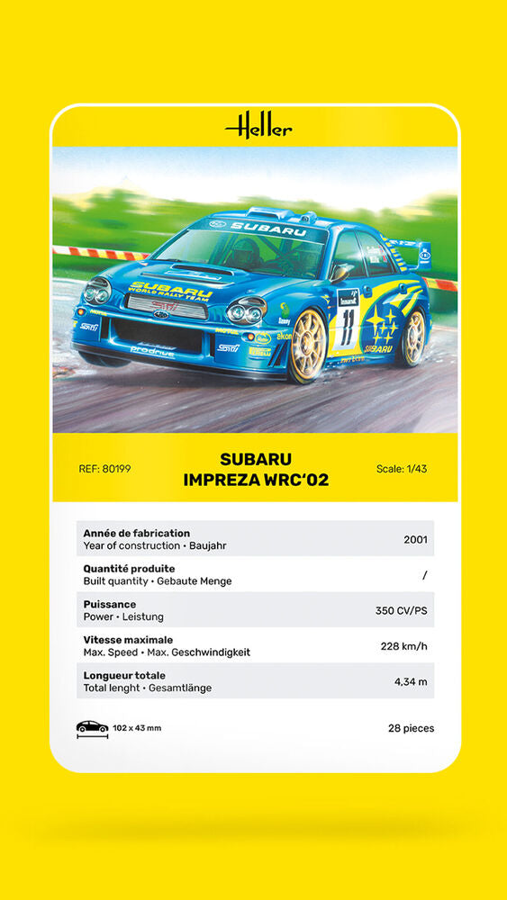 1/43 Subaru Impreza WRC'02