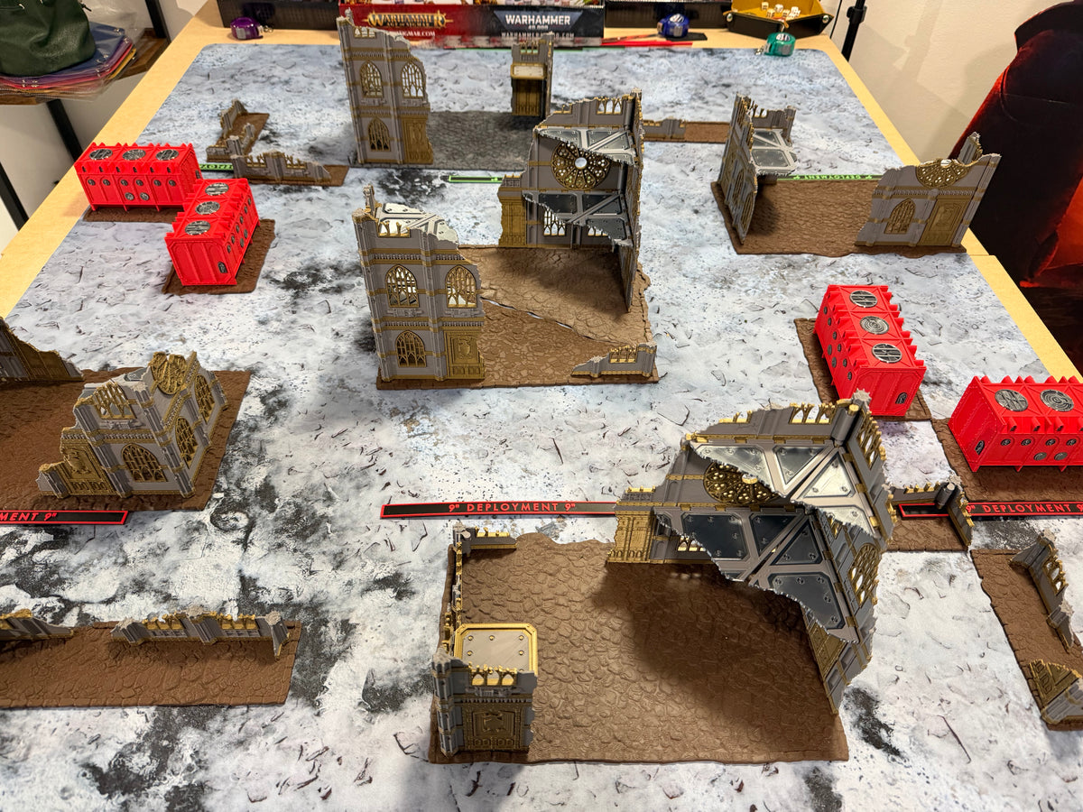 Foldable Terrain bundle for Warhammer 40k 11th Edition - Two Colour
