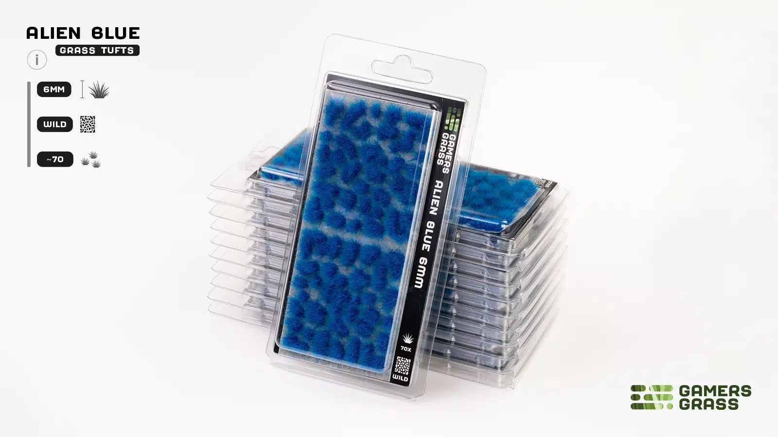 Gamers Grass: Alien Tufts - Alien Blue 6mm
