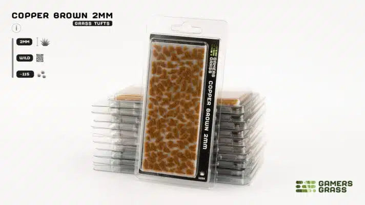 Gamers Grass: Grass Tufts - Copper Brown 2mm