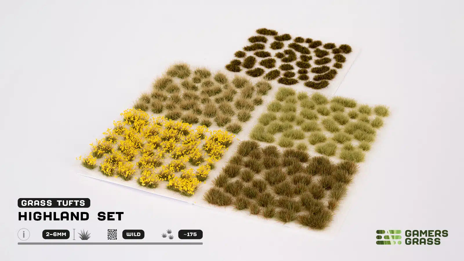 Gamers Grass: Tuft Set - Highland Tuft Set
