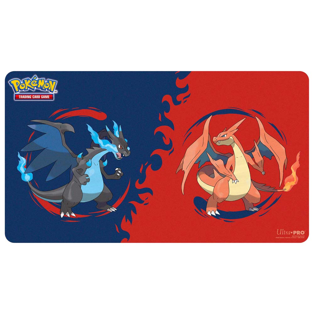 Pokémon Mega Charizard X & Mega Charizard Y Playmat