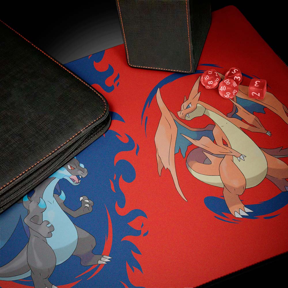Pokémon Mega Charizard X & Mega Charizard Y Playmat
