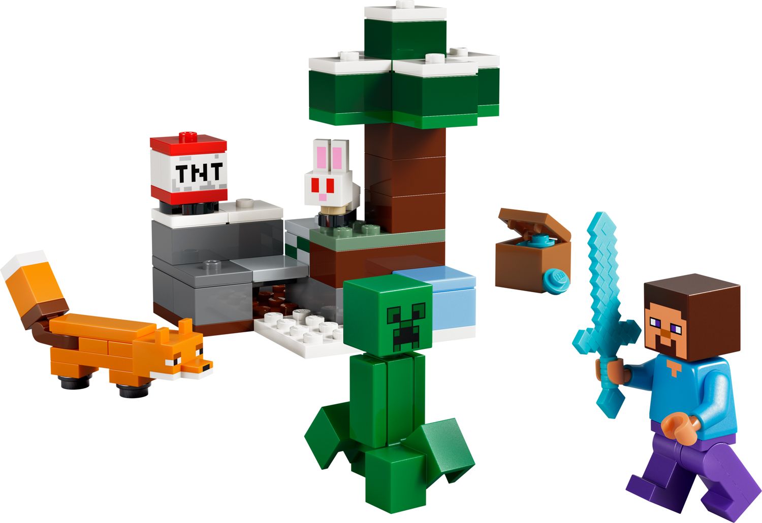 LEGO Minecraft: Minecraft Steve’s Taiga Adventure 21583