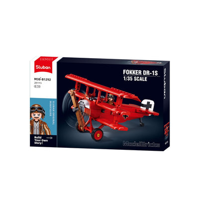 Sluban Model Bricks: WW1 Red Baron Fokker Triplane