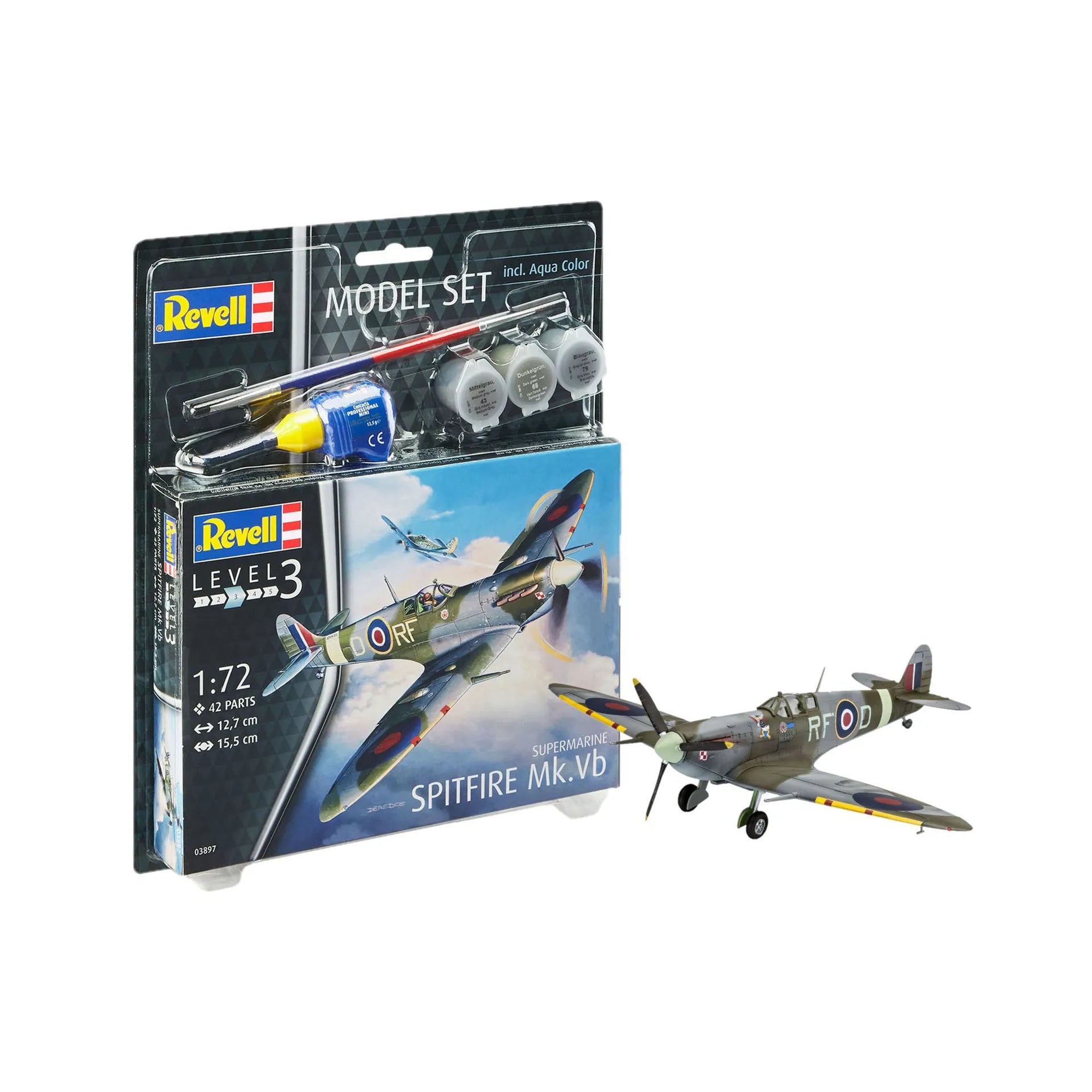 Revell 1/72 Model Set Supermarine Spitfire Mk.Vb