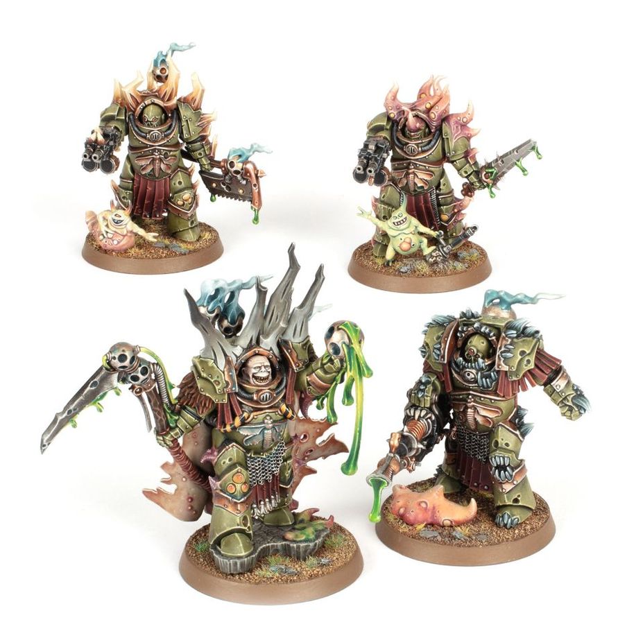 Death Guard: Lord of Contagion and Blightlord Terminators