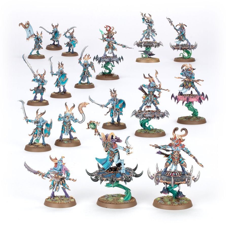Disciples of Tzeentch: Tzaangor Warflock Spearhead