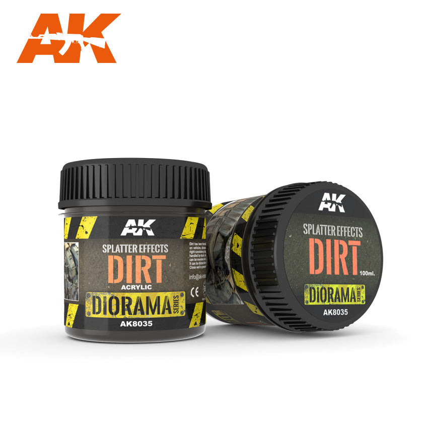 AK Interactive - Splatter Effects - Dirt (100ml)