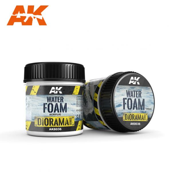AK Interactive - Texture - Water Foam (100ml Acrylic)