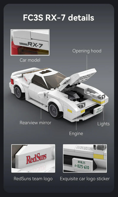 CaDa Initial D Ryosuke Takahashi Mazda RX-7 FC3S