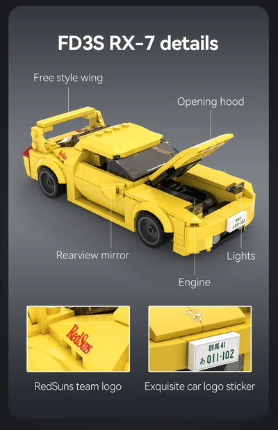 CaDa Initial D Keisuke Takahashi Mazda RX-7 FD3S