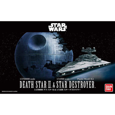 Star Wars 1/2,700,00 Death Star II & 1/14,500 Star Destroyer