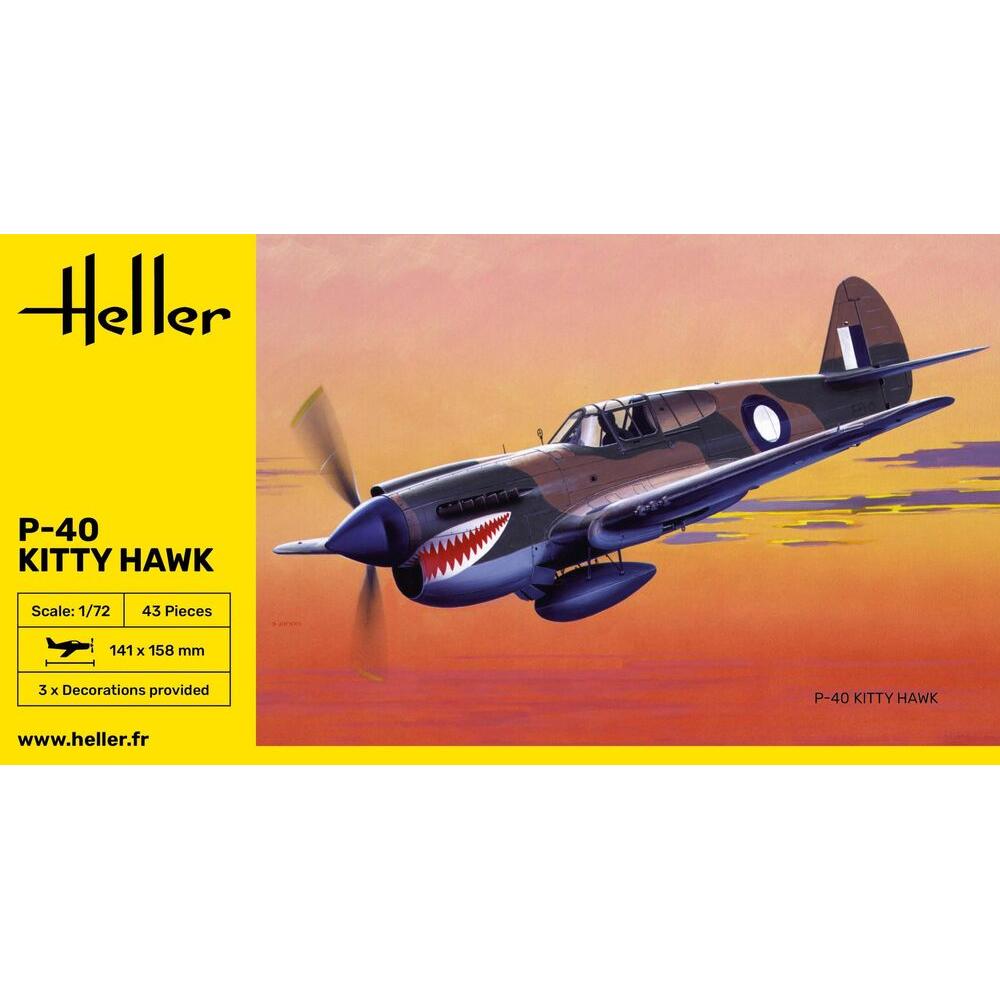1/72 P-40E Kitty Hawk with RAAF Decals
