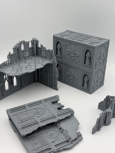 Foldable Terrain for Warhammer 40k 11th Edition - Single Colour