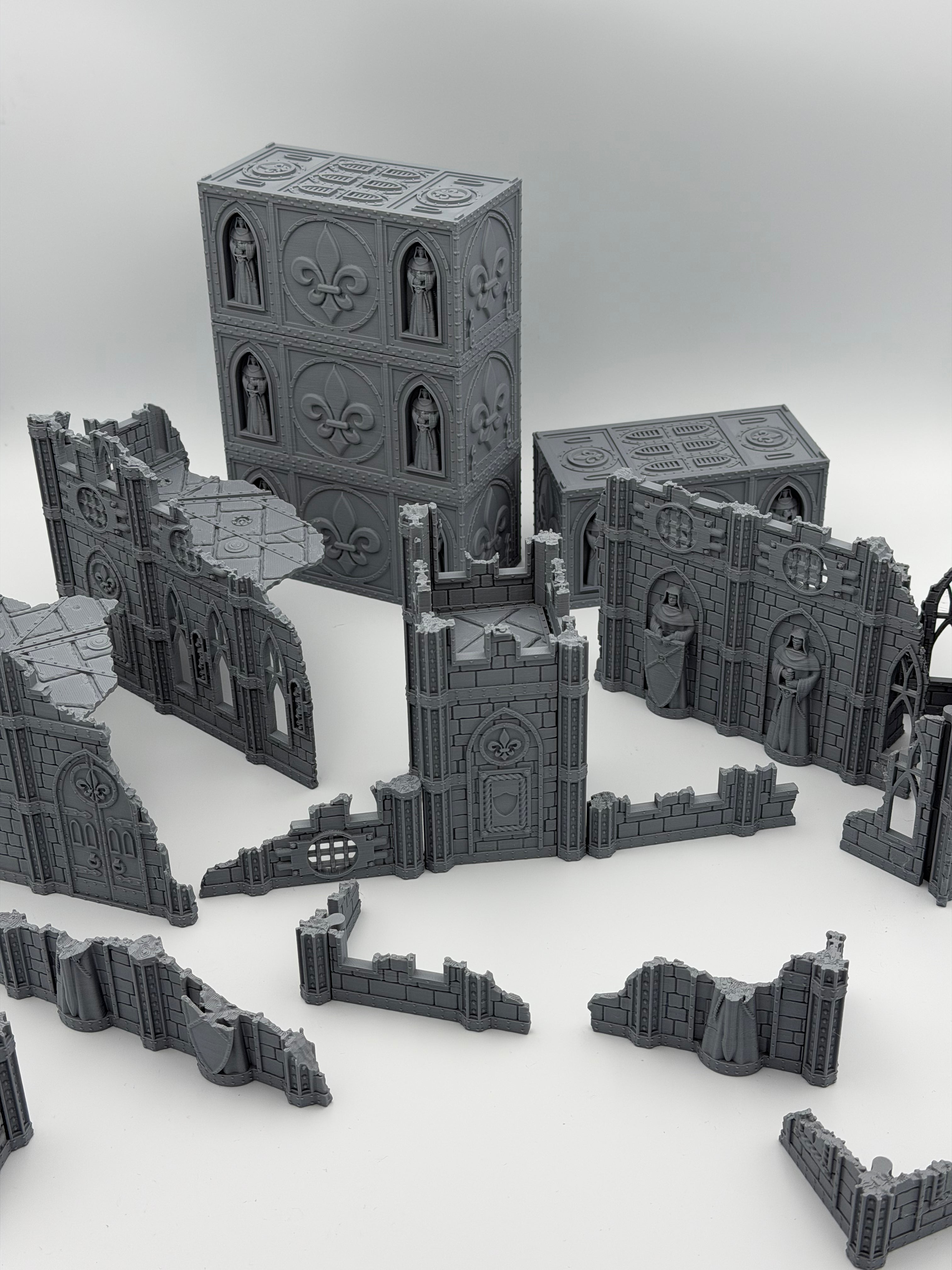 Foldable Terrain for Warhammer 40k 11th Edition - Single Colour