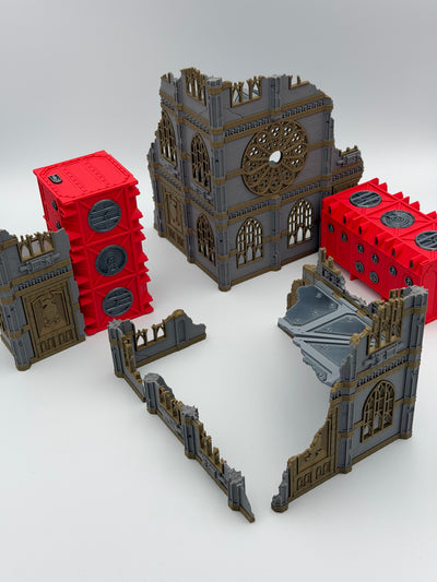 Foldable Terrain bundle for Warhammer 40k 11th Edition - Two Colour