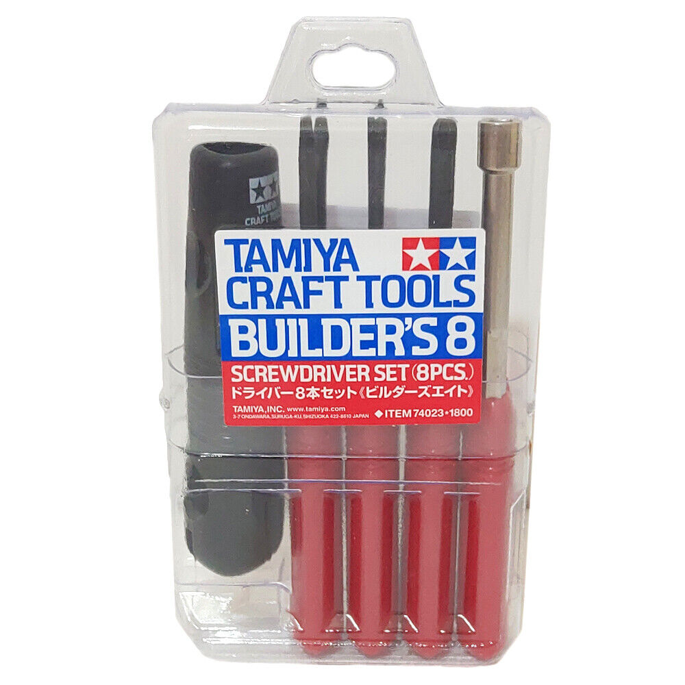 Tamiya Builder's Screwdriver Set (8pc)