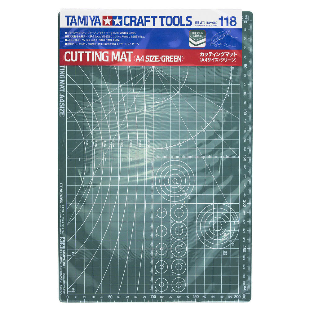 Tamiya Cutting Mat (A4/Green)