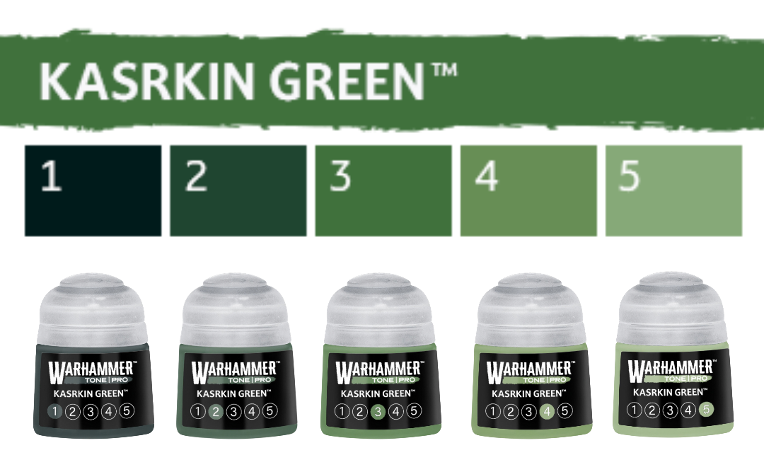 Tone Pro Paint: Kasrkin Green Bundle