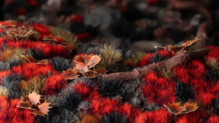 Gamers Grass: Alien Tufts - Alien Blood Moon 6mm