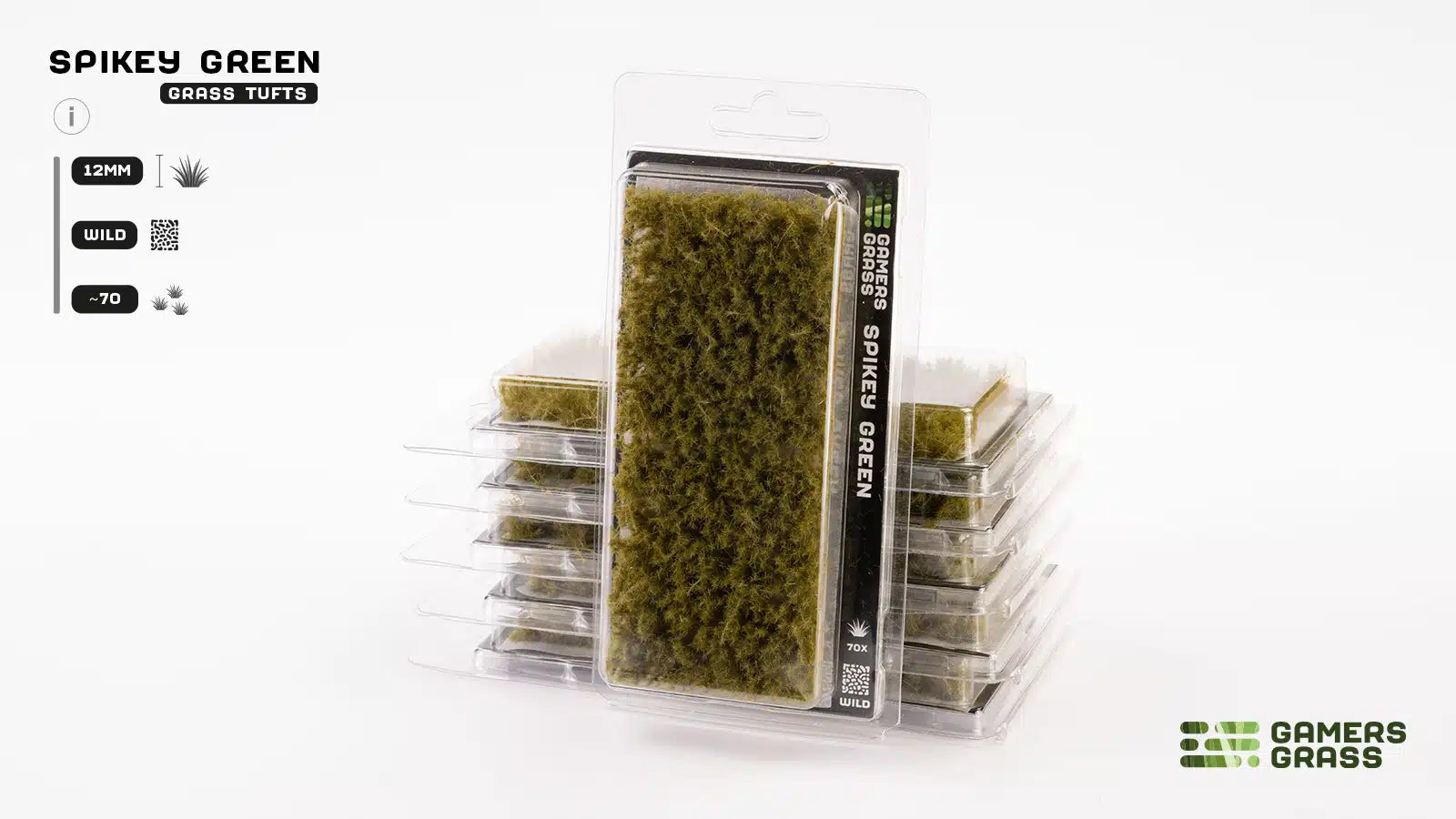 Gamers Grass: Grass Tufts - Spikey Green 12mm