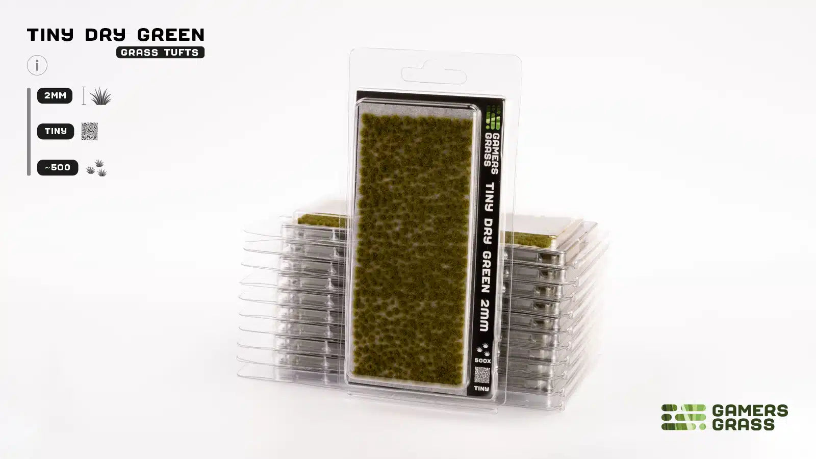 Gamers Grass: Grass Tufts - Tiny Dry Green 2mm