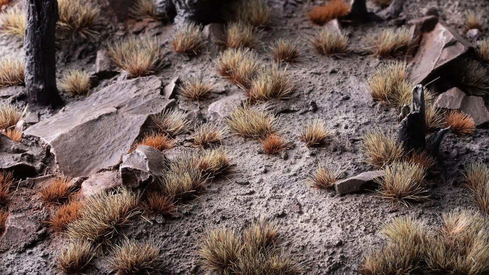 Gamers Grass: Grass Tufts - Burned 6mm