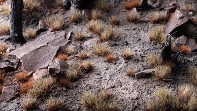 Gamers Grass: Grass Tufts - Burned 6mm