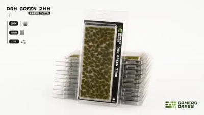 Gamers Grass: Grass Tufts - Dry Green 2mm