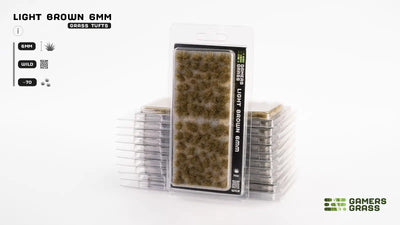 Gamers Grass: Grass Tufts - Light Brown 6mm Wild