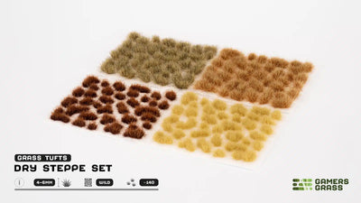 Gamers Grass: Tuft Set - Dry Steppe Set