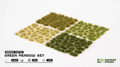 Gamers Grass: Tuft Set - Green Meadow Set